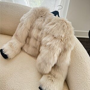 XS Zara Faux Fur Short Jacket Limited Edition